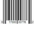 Barcode Image for UPC code 017000007762