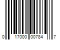 Barcode Image for UPC code 017000007847