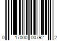 Barcode Image for UPC code 017000007922