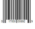 Barcode Image for UPC code 017000008929