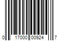 Barcode Image for UPC code 017000009247