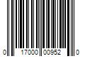 Barcode Image for UPC code 017000009520