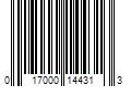 Barcode Image for UPC code 017000144313