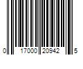 Barcode Image for UPC code 017000209425