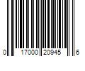 Barcode Image for UPC code 017000209456