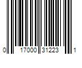 Barcode Image for UPC code 017000312231