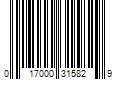 Barcode Image for UPC code 017000315829