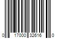 Barcode Image for UPC code 017000326160