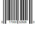 Barcode Image for UPC code 017000329260