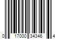 Barcode Image for UPC code 017000343464