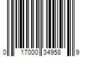 Barcode Image for UPC code 017000349589