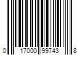 Barcode Image for UPC code 017000997438