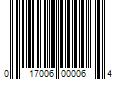 Barcode Image for UPC code 017006000064