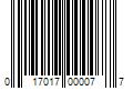 Barcode Image for UPC code 017017000077