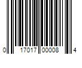 Barcode Image for UPC code 017017000084