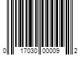 Barcode Image for UPC code 017030000092