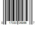 Barcode Image for UPC code 017030058567