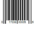 Barcode Image for UPC code 017038000056