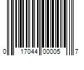 Barcode Image for UPC code 017044000057