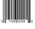 Barcode Image for UPC code 017046000055