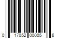 Barcode Image for UPC code 017052000056