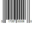 Barcode Image for UPC code 017057000068