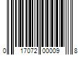 Barcode Image for UPC code 017072000098