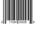 Barcode Image for UPC code 017084000055