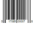 Barcode Image for UPC code 017085000078