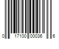 Barcode Image for UPC code 017100000366