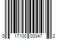 Barcode Image for UPC code 017100000472