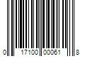 Barcode Image for UPC code 017100000618