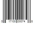 Barcode Image for UPC code 017100000748