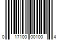 Barcode Image for UPC code 017100001004