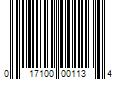 Barcode Image for UPC code 017100001134