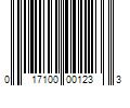 Barcode Image for UPC code 017100001233