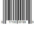 Barcode Image for UPC code 017100001899