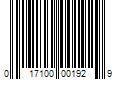 Barcode Image for UPC code 017100001929