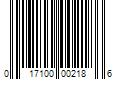 Barcode Image for UPC code 017100002186