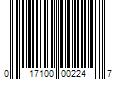 Barcode Image for UPC code 017100002247