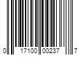 Barcode Image for UPC code 017100002377