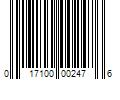 Barcode Image for UPC code 017100002476