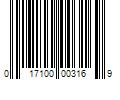 Barcode Image for UPC code 017100003169