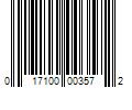 Barcode Image for UPC code 017100003572