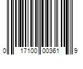 Barcode Image for UPC code 017100003619