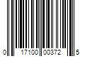 Barcode Image for UPC code 017100003725