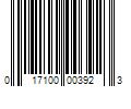 Barcode Image for UPC code 017100003923