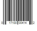 Barcode Image for UPC code 017100004142