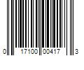 Barcode Image for UPC code 017100004173