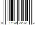 Barcode Image for UPC code 017100004203